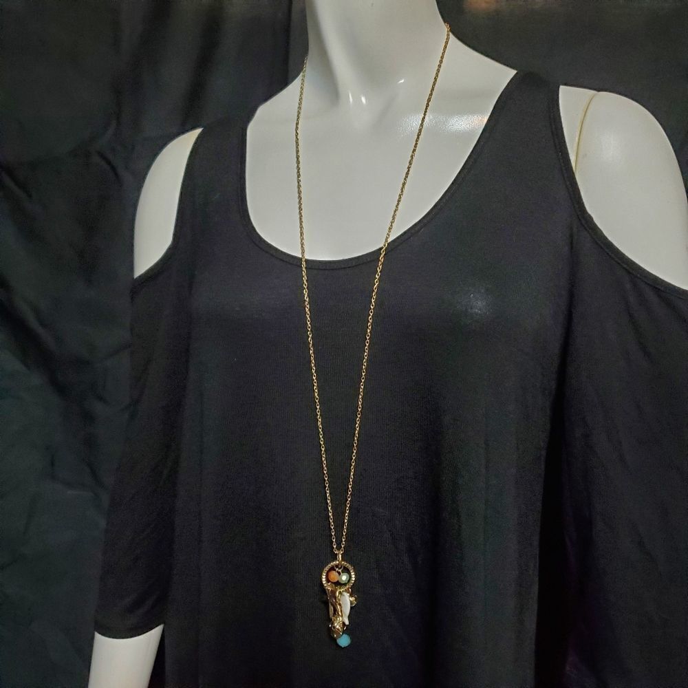 Icing Beach Themed Necklace